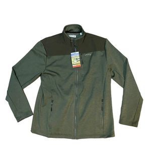 NEW ORVIS MENS BONDED MESH FULL ZIP JACKET IN THYME GREEN SIZE MEDIUM